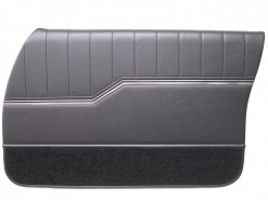 HOLDEN HQ MONARO GTS SEDAN DOOR TRIM SET BLACK 30 (METAL TOP EXCHANGE)