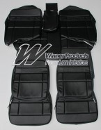 HOLDEN HT PREMIER SEAT COVER SET BLACK ROEBUCK