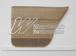 HOLDEN HZ PREMIER SEDAN DOOR TRIM SET BUCKSKIN (METAL TOP EXCHANGE)