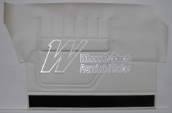 FORD XA GT SEDAN DOOR TRIM SET WHITE ( NO TOPS) TRIM CODE W