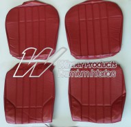 HOLDEN HT GTS MONARO SEAT COVER SET MORROCAN RED TRIM CODE 12X