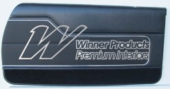 HOLDEN HJ MONARO GTS COUPE SLATE TRIM CODE 18 DOOR TRIM SET(EXCHANGE METAL TOPS)