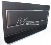 HOLDEN LJ TORANA GTR COUPE DOOR TRIM SET BLACK ROEBUCK TRIM CODE 40X
