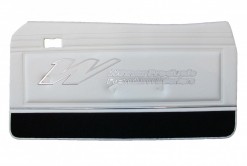 FORD XB GT DOOR TRIM SET COUPE WHITE (EXCHANGE METAL TOPS) TRIM CODE W