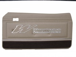 FORD XB GT DOOR TRIM SET COUPE PARCHMENT (EXCHANGE METAL TOPS) TRIM CODE P