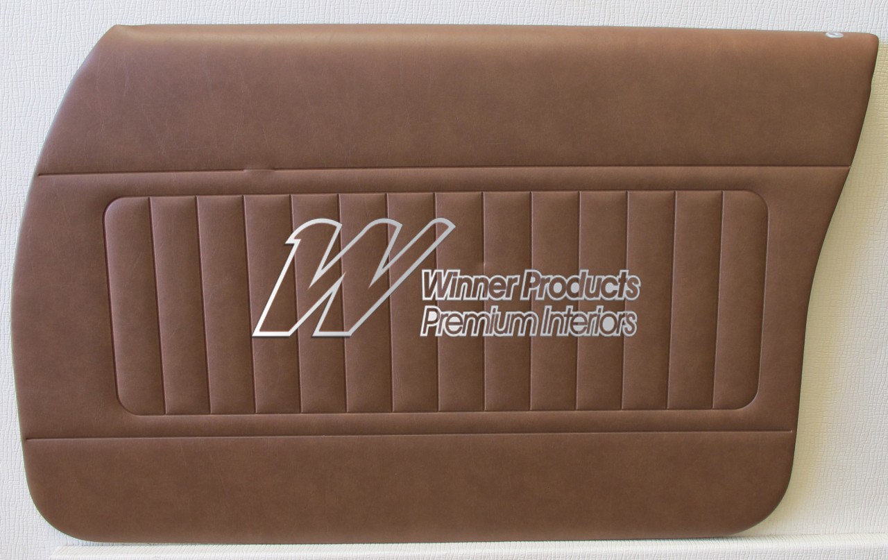 HOLDEN WB KINGSWOOD DOOR TRIM SET TAN 67c (METAL TOP EXCHANGE
