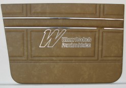 HOLDEN HT KINGSWOOD SEDAN DOOR TRIM SET ANTIQUE GOLD (TRIM CODE 11X)