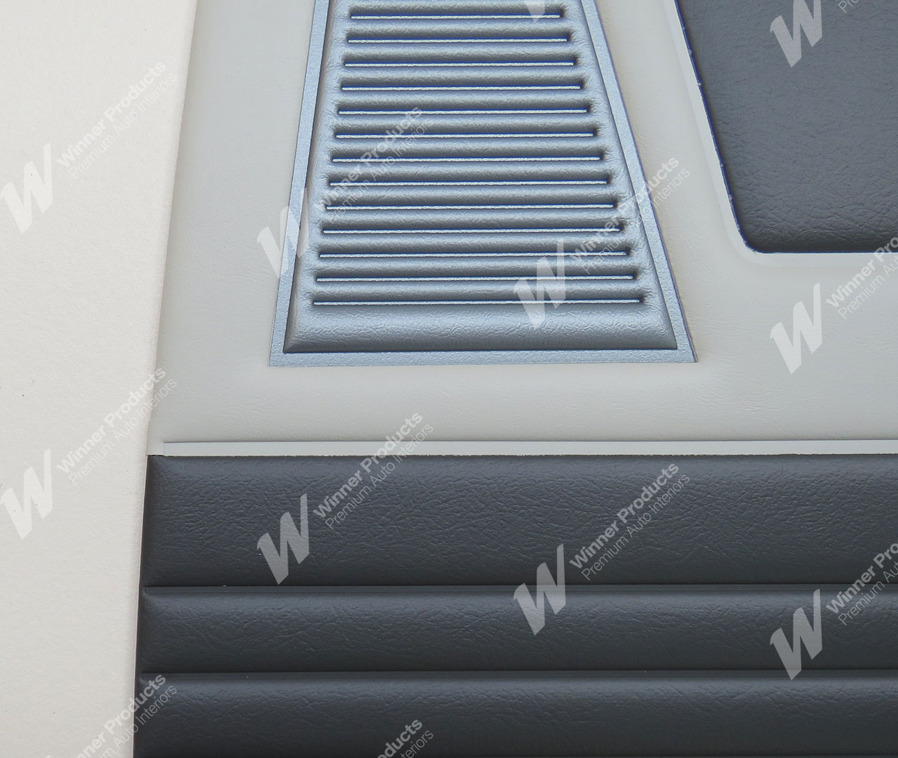 Holden Special EJ Special Sedan B17 Alligator & Elephant Grey with Feathertop Grey Door Trims (Image 3 of 3)