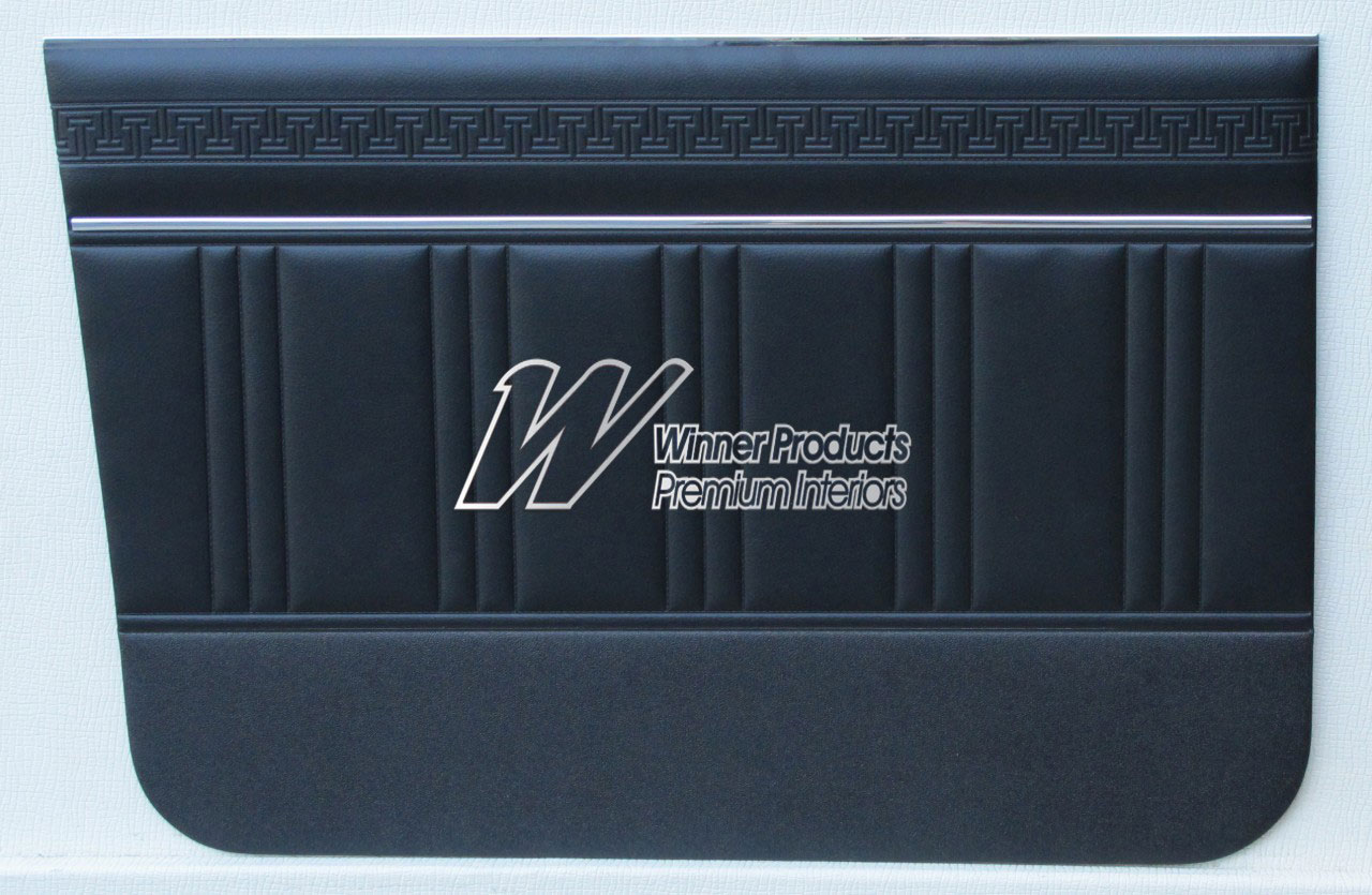 Holden Kingswood HG Kingswood Wagon 10G Black & Cloth Door Trims (Image 2 of 3)