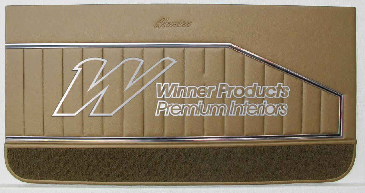 Holden Monaro HG Monaro GTS Coupe 11Y Antique Gold & Houndstooth Door Trims (Image 2 of 3)