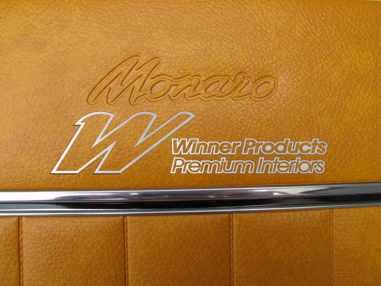 Holden Monaro HG Monaro GTS Coupe 15Z Indy Orange & Houndstooth Door Trims (Image 3 of 3)