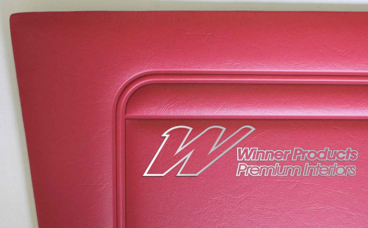 Holden Kingswood HK Kingswood Sedan 12G Goya Red & Castillion Weave Door Trims (Image 3 of 5)