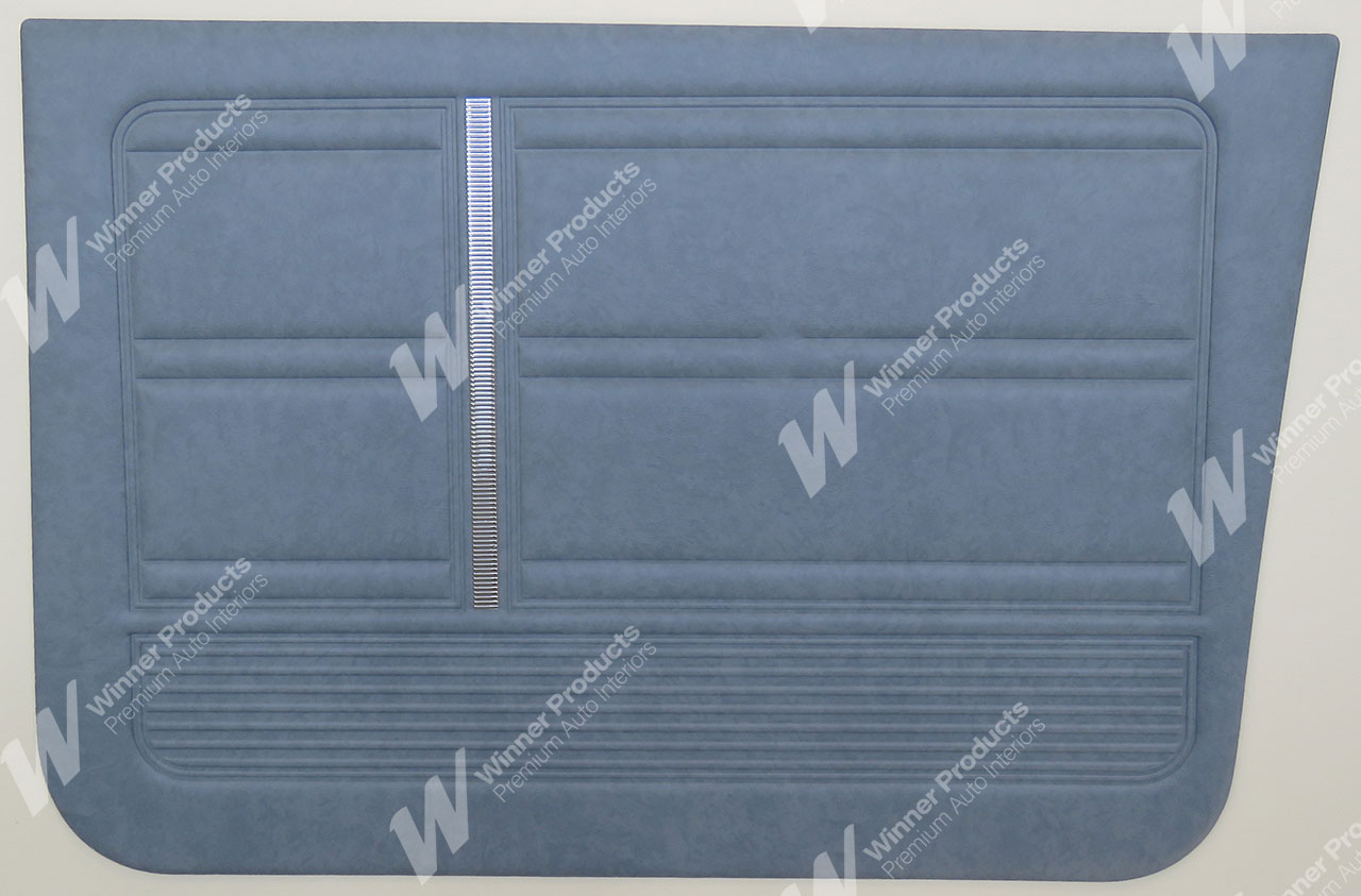 Holden Kingswood HK Kingswood Sedan 14L Jacana Blue & Castillion Weave Door Trims (Image 1 of 3)