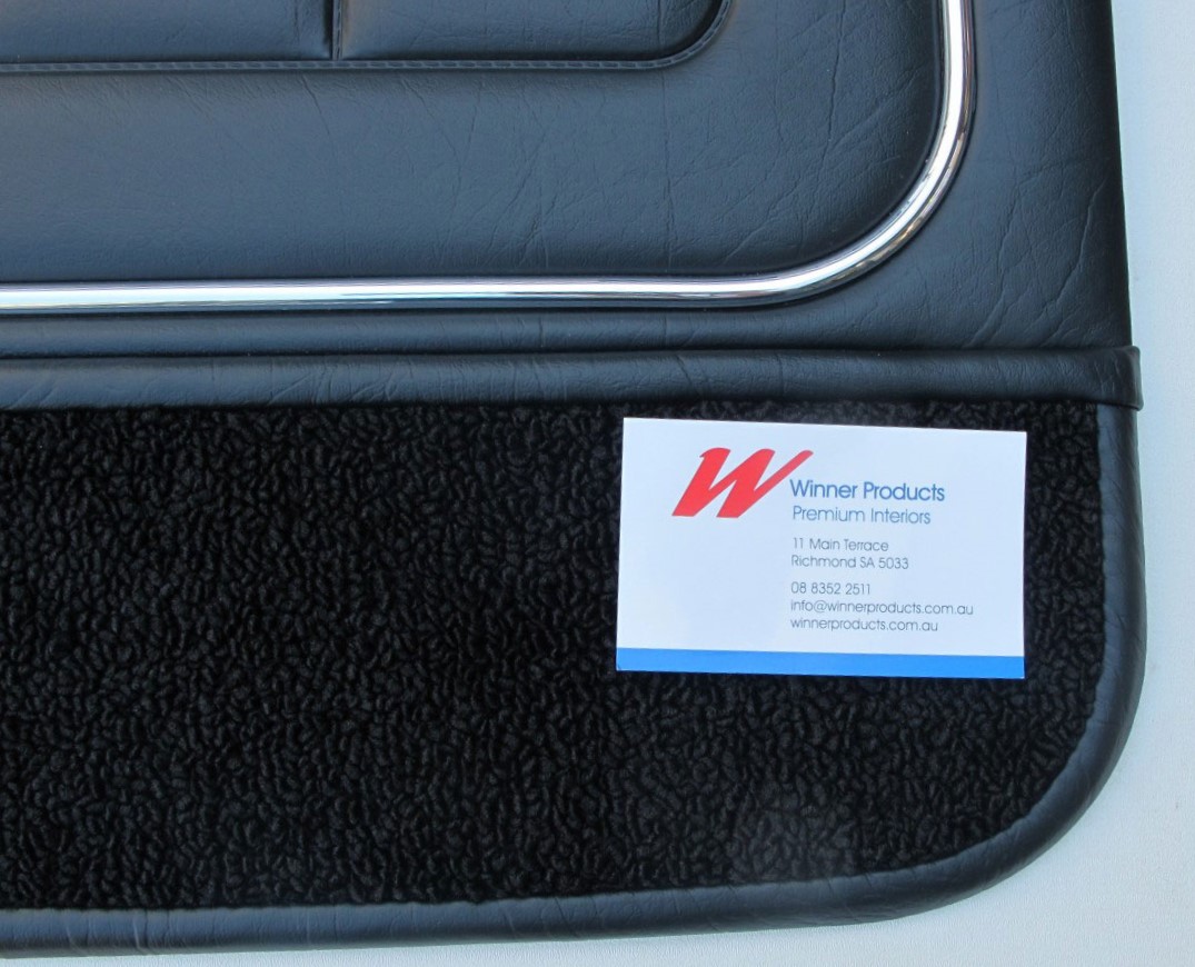 Holden Monaro HQ Monaro GTS Coupe Mar-Sep 74 30X Black Door Trims (Image 2 of 2)