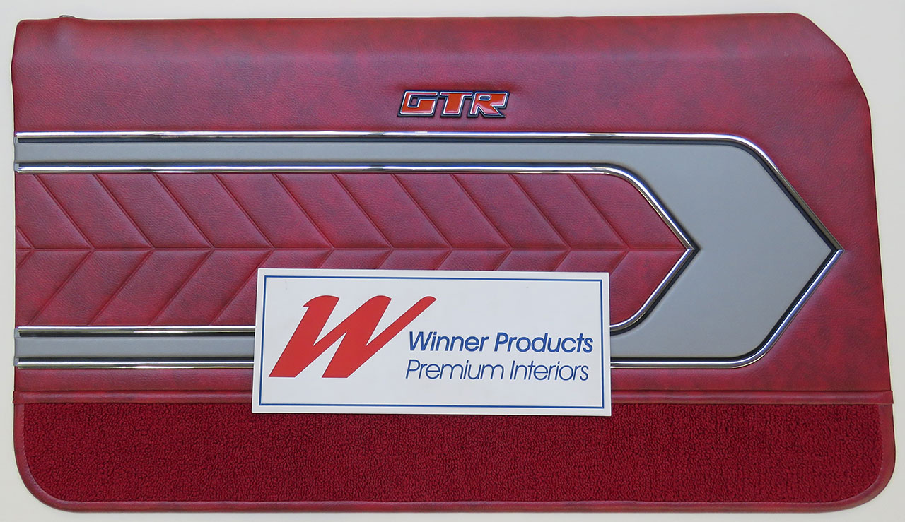 Holden Torana LC Torana GTR Coupe 42V Baroque Red Door Trims (Image 1 of 3)