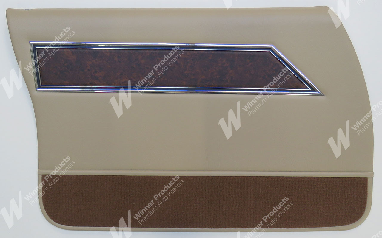 Holden Statesman HQ Statesman Deville 73-74 38M Doeskin & Chestnut Door Trims (Image 2 of 3)