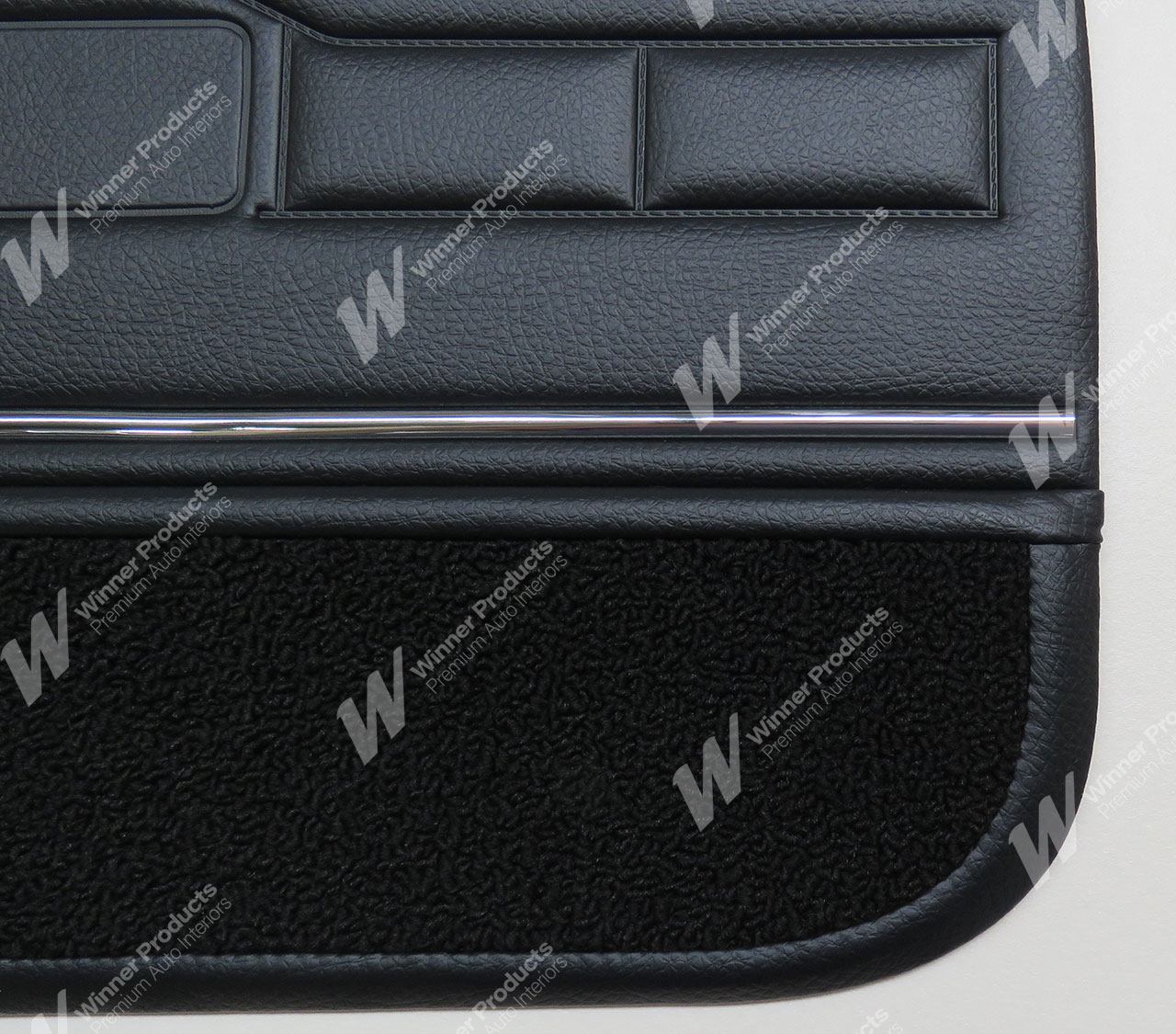 Holden Monaro HQ Monaro GTS Coupe Jan-Aug 72 10Y Black & Houndstooth Door Trims (Image 3 of 3)