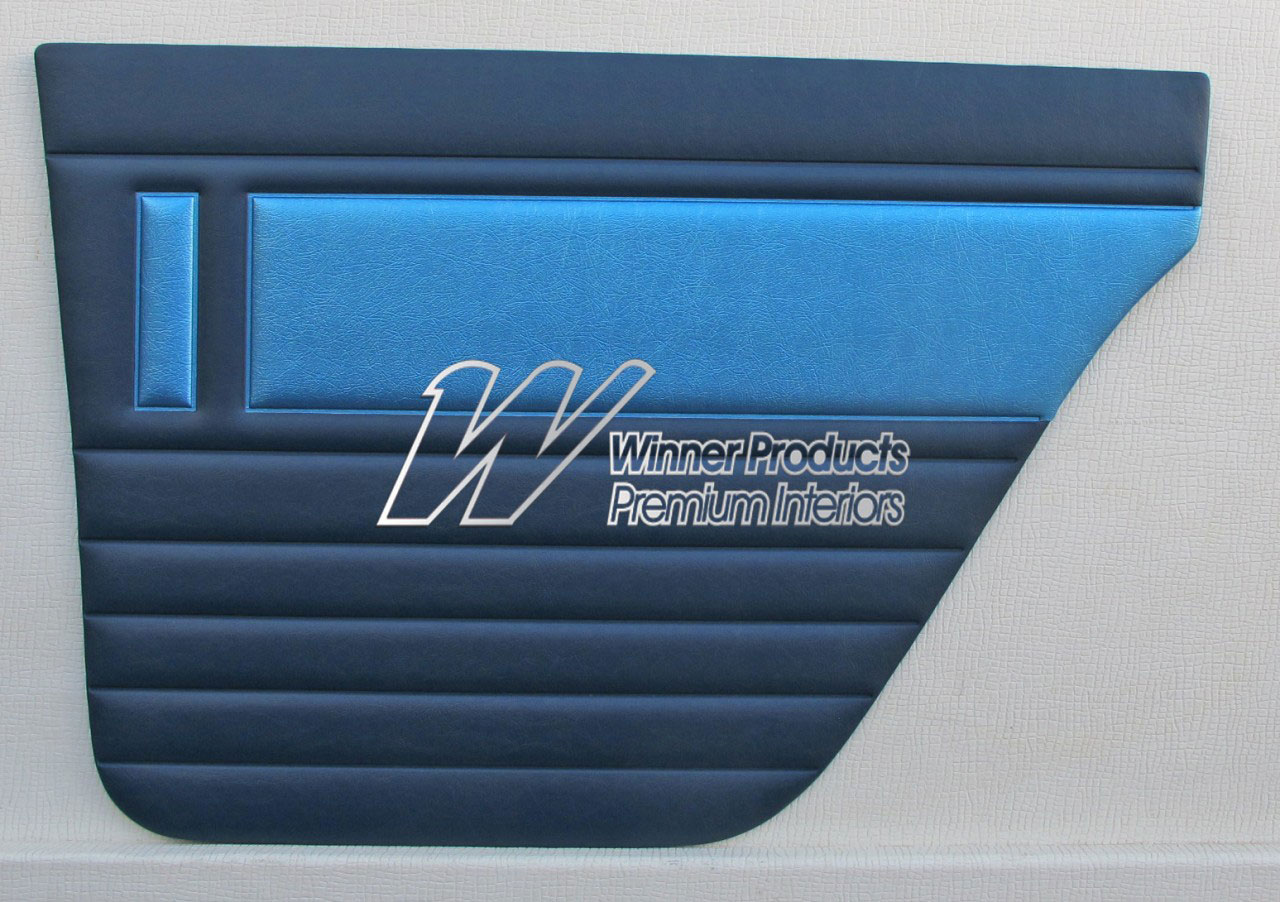 Holden Special EH Special Sedan C31 Saxe & Columbine Blue Door Trims (Image 10 of 15)