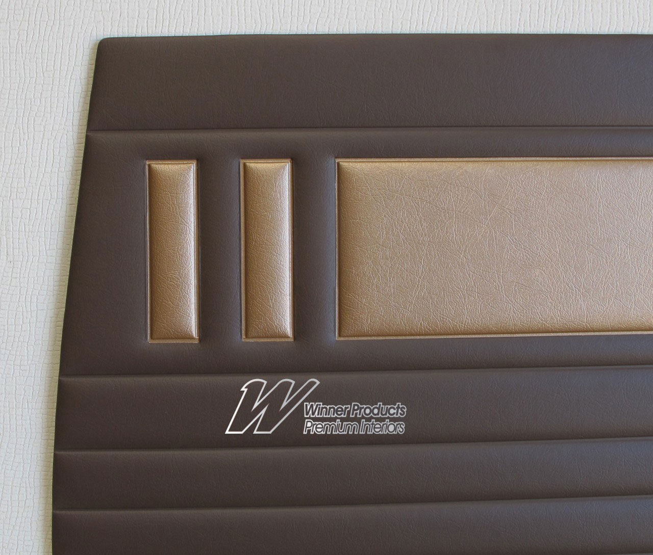 Holden Special EH Special Sedan C35 Aztec Gold & Jamboree Brown Door Trims (Image 5 of 20)