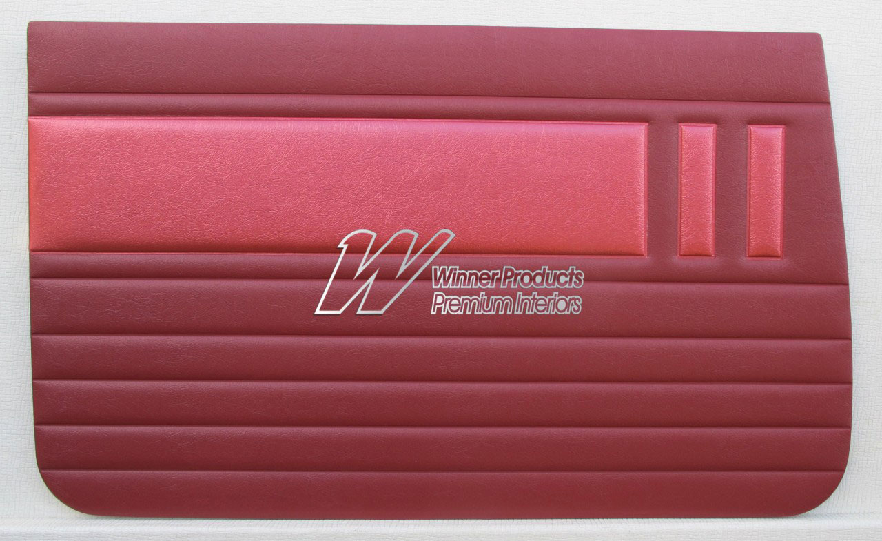 Holden Special EH Special Wagon C37 Garnet & Bolero Red Door Trims (Image 2 of 12)