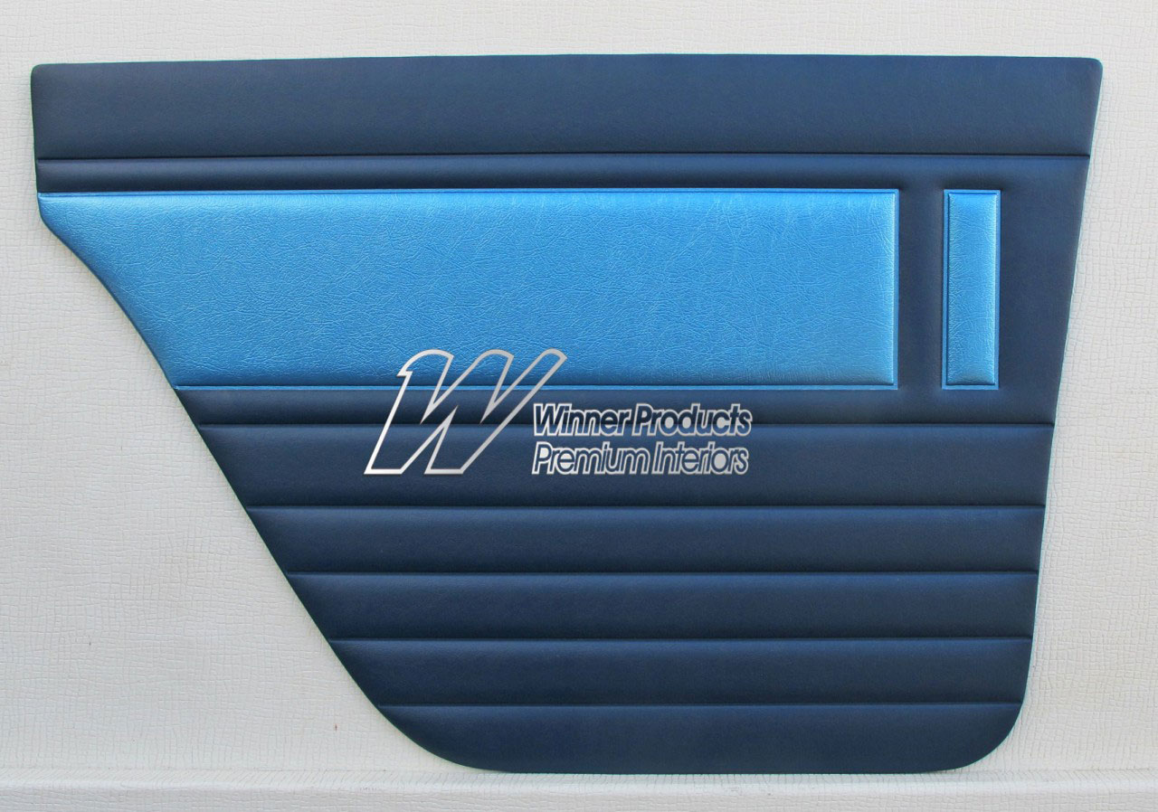 Holden Special EH Special Wagon C38 Saxe & Columbine Blue Door Trims (Image 4 of 15)