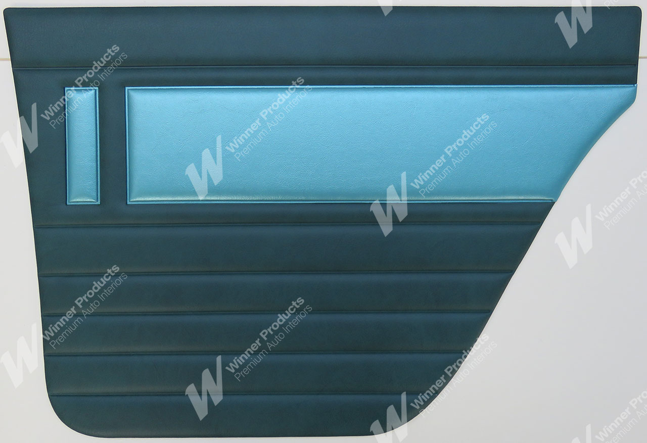 Holden Special EH Special Wagon C39 Gem & Tiara Turquoise Door Trims (Image 3 of 5)