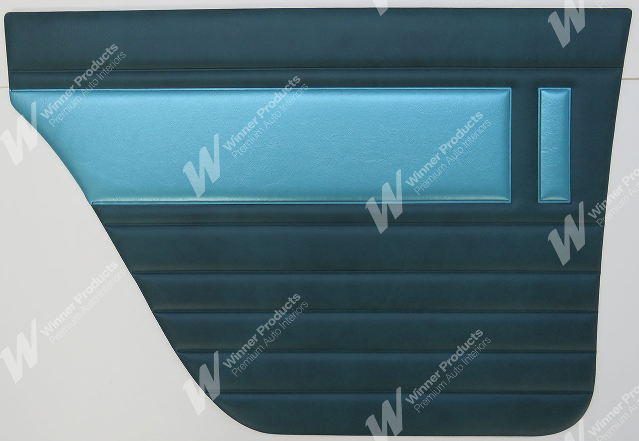 Holden Special EH Special Wagon C39 Gem & Tiara Turquoise Door Trims (Image 4 of 5)