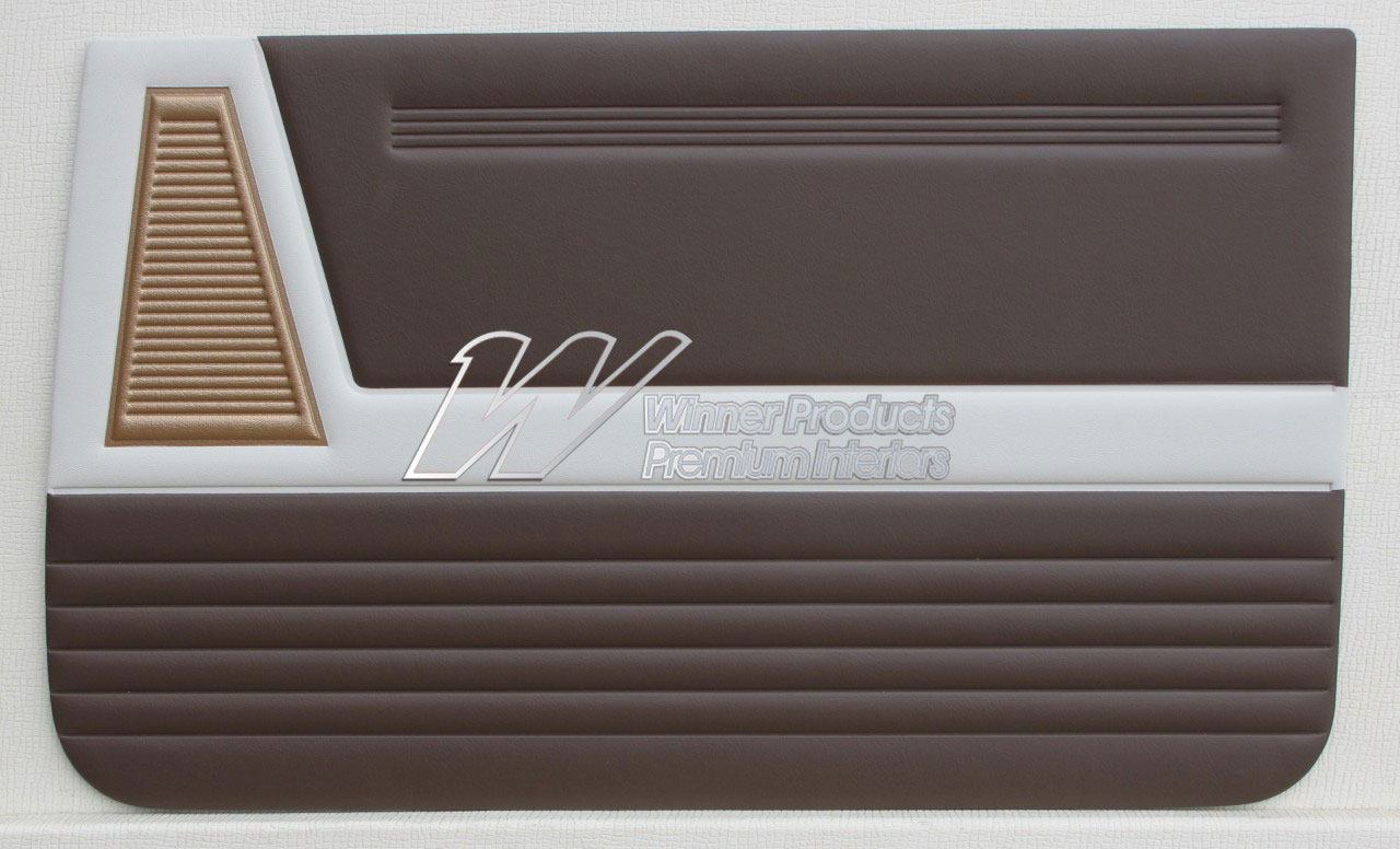 Holden Special EJ Special Sedan B16 Aztec Gold & Jamboree Brown with Feathertop Grey Door Trims (Image 3 of 12)