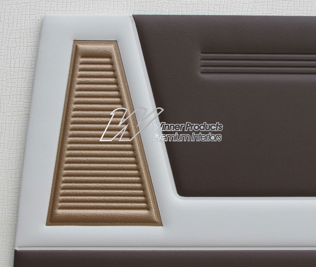 Holden Special EJ Special Sedan B16 Aztec Gold & Jamboree Brown with Feathertop Grey Door Trims (Image 4 of 12)