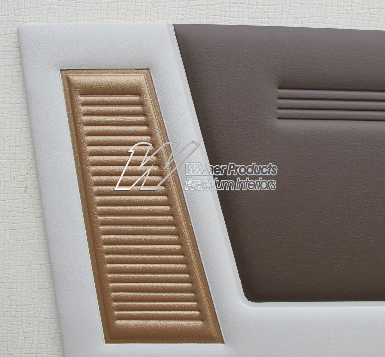 Holden Special EJ Special Sedan B16 Aztec Gold & Jamboree Brown with Feathertop Grey Door Trims (Image 7 of 12)