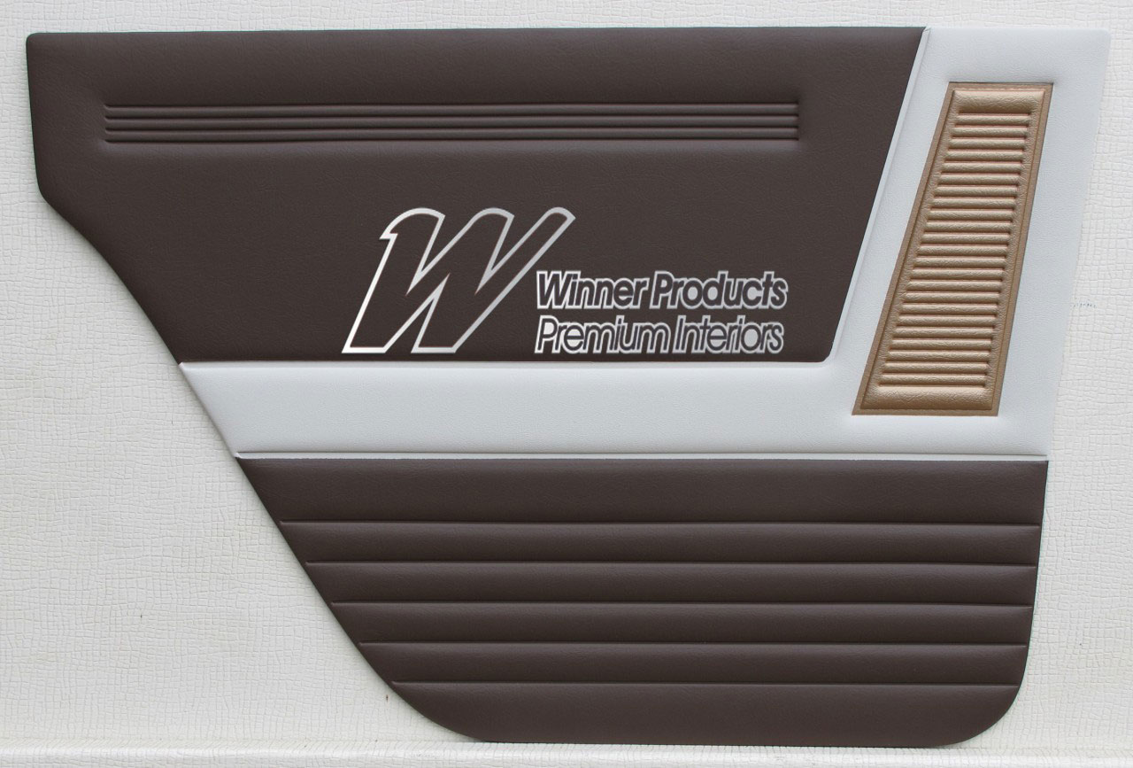 Holden Special EJ Special Sedan B16 Aztec Gold & Jamboree Brown with Feathertop Grey Door Trims (Image 10 of 12)