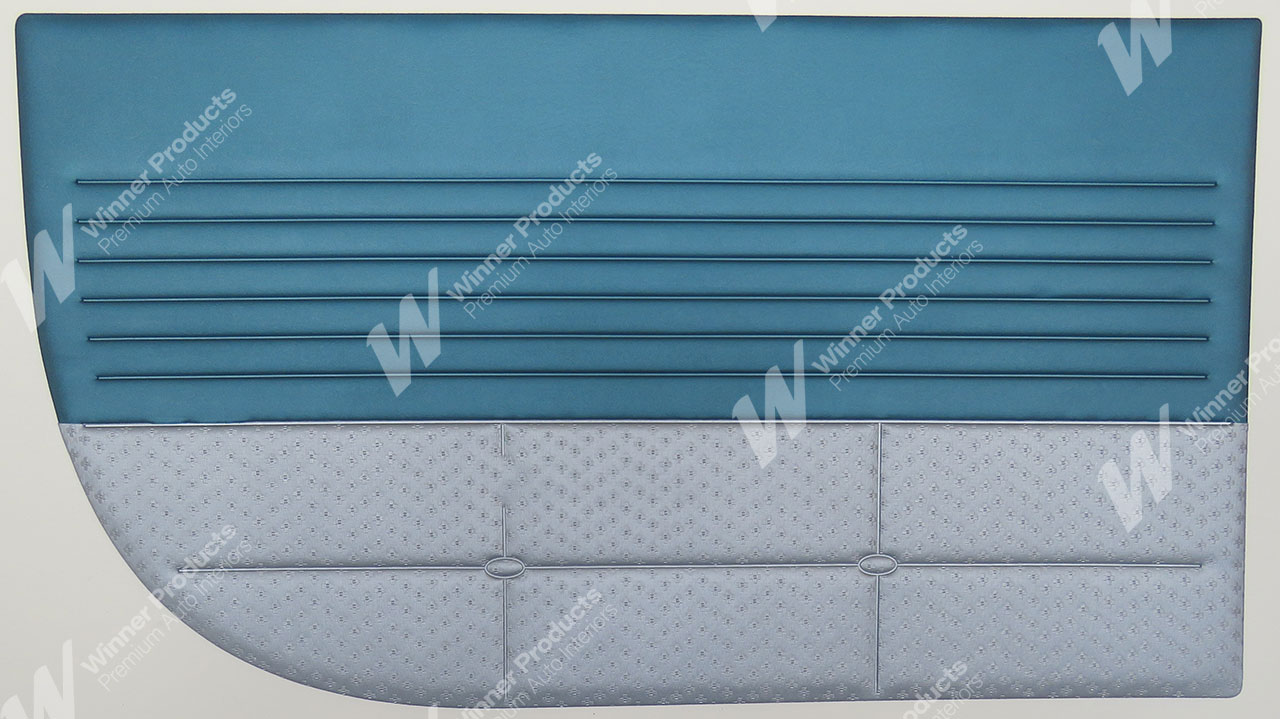 Holden Special EK Special Wagon 1051 Mosaic Turquoise & Athens Grey Door Trims (Image 2 of 5)