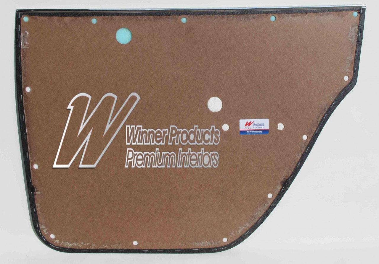 Holden Kingswood HG Kingswood Sedan 10G Black & Cloth Door Trims (Image 5 of 17)