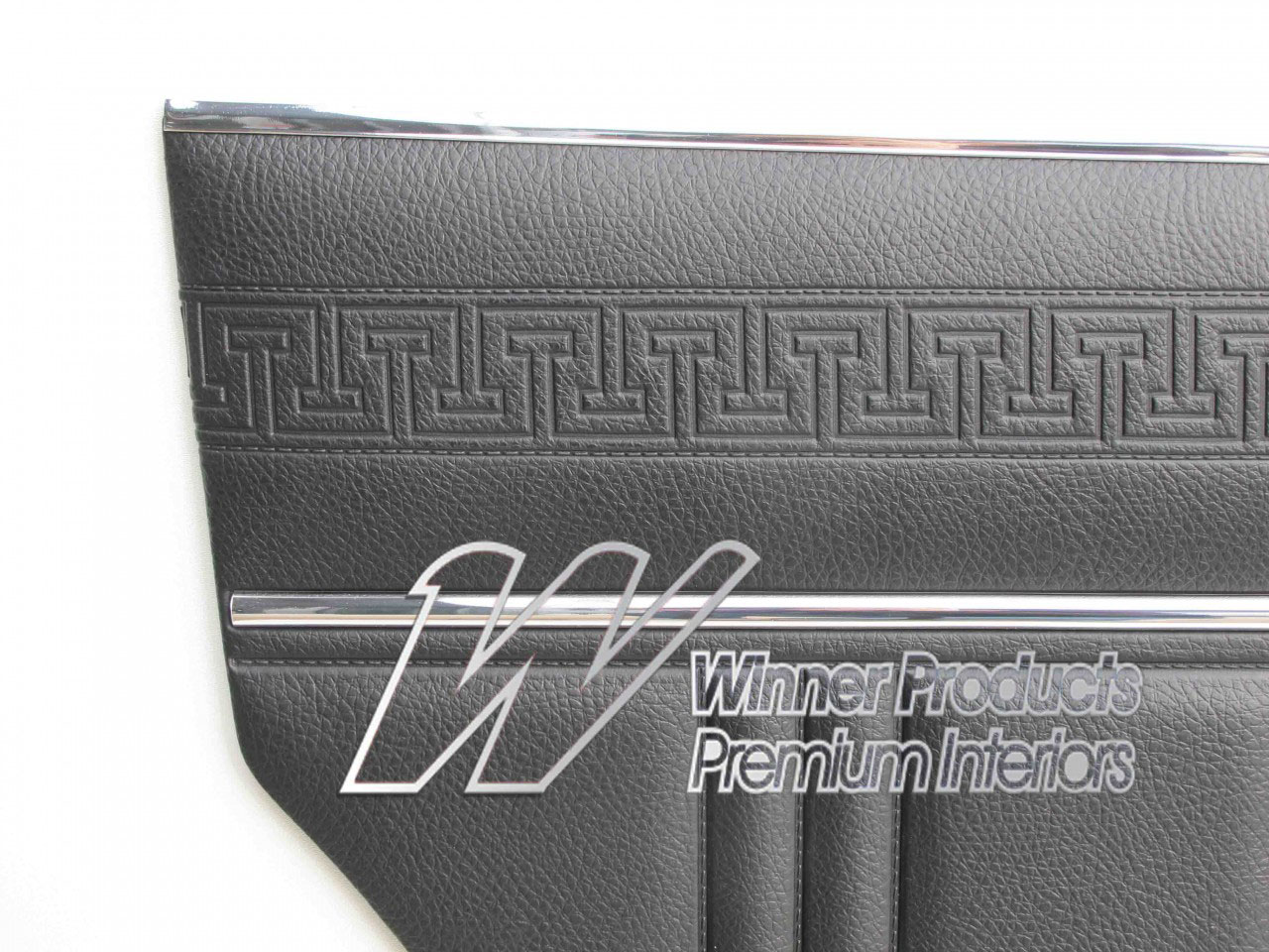 Holden Kingswood HG Kingswood Sedan 10G Black & Cloth Door Trims (Image 16 of 17)