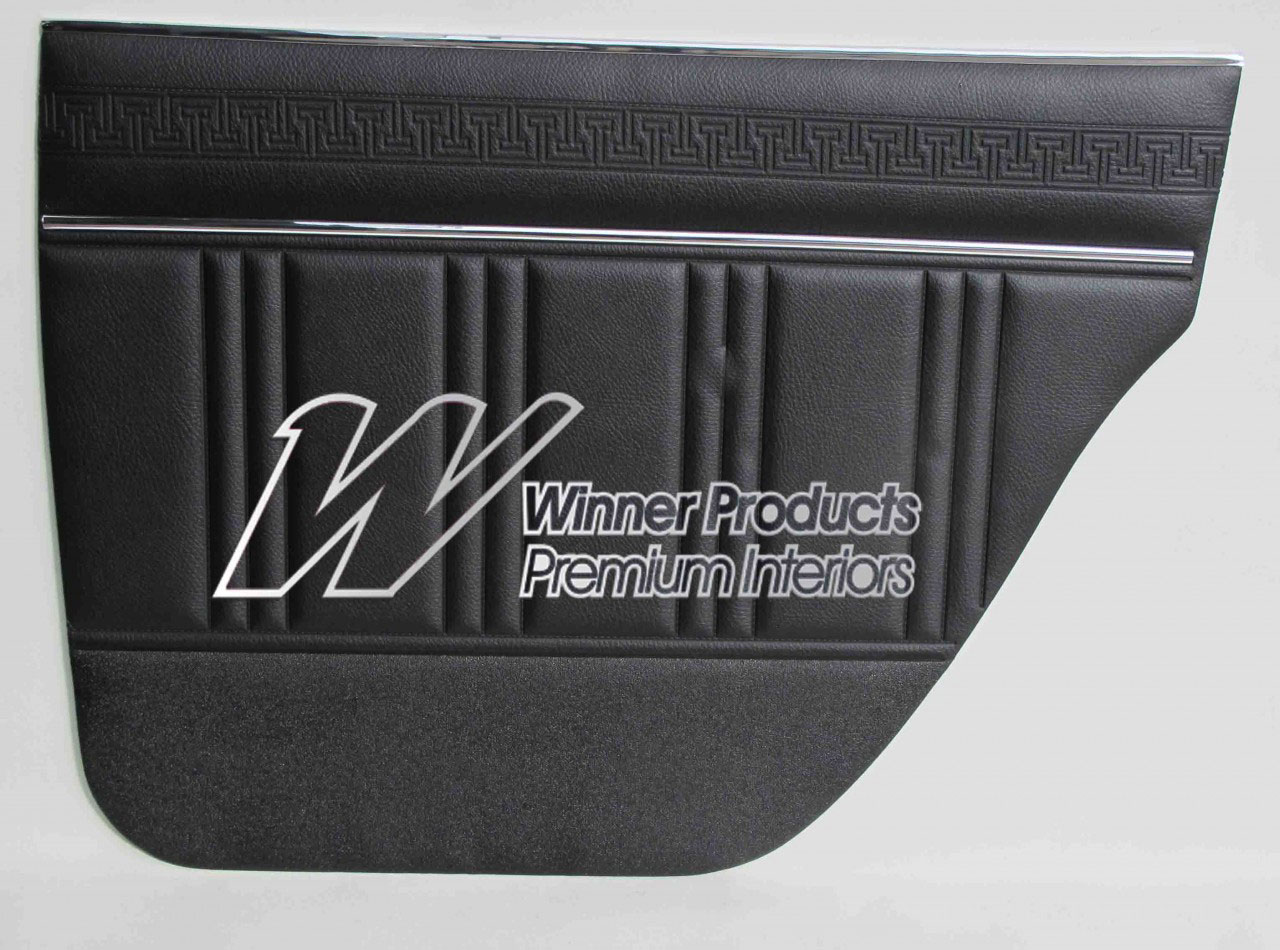 Holden Kingswood HG Kingswood Wagon 10G Black & Cloth Door Trims (Image 3 of 5)