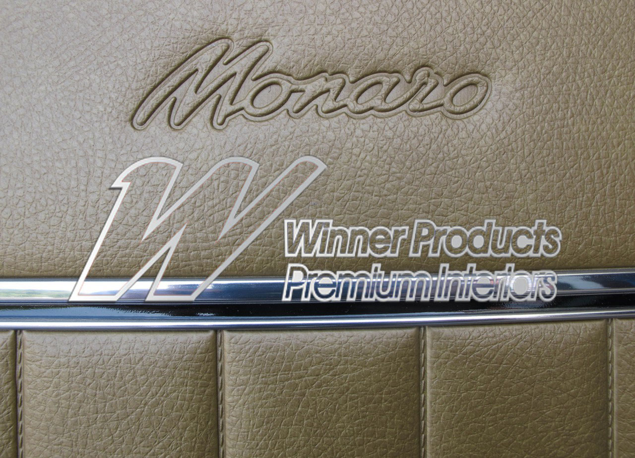 Holden Monaro HG Monaro GTS Coupe 11X Antique Gold Door Trims (Image 3 of 12)