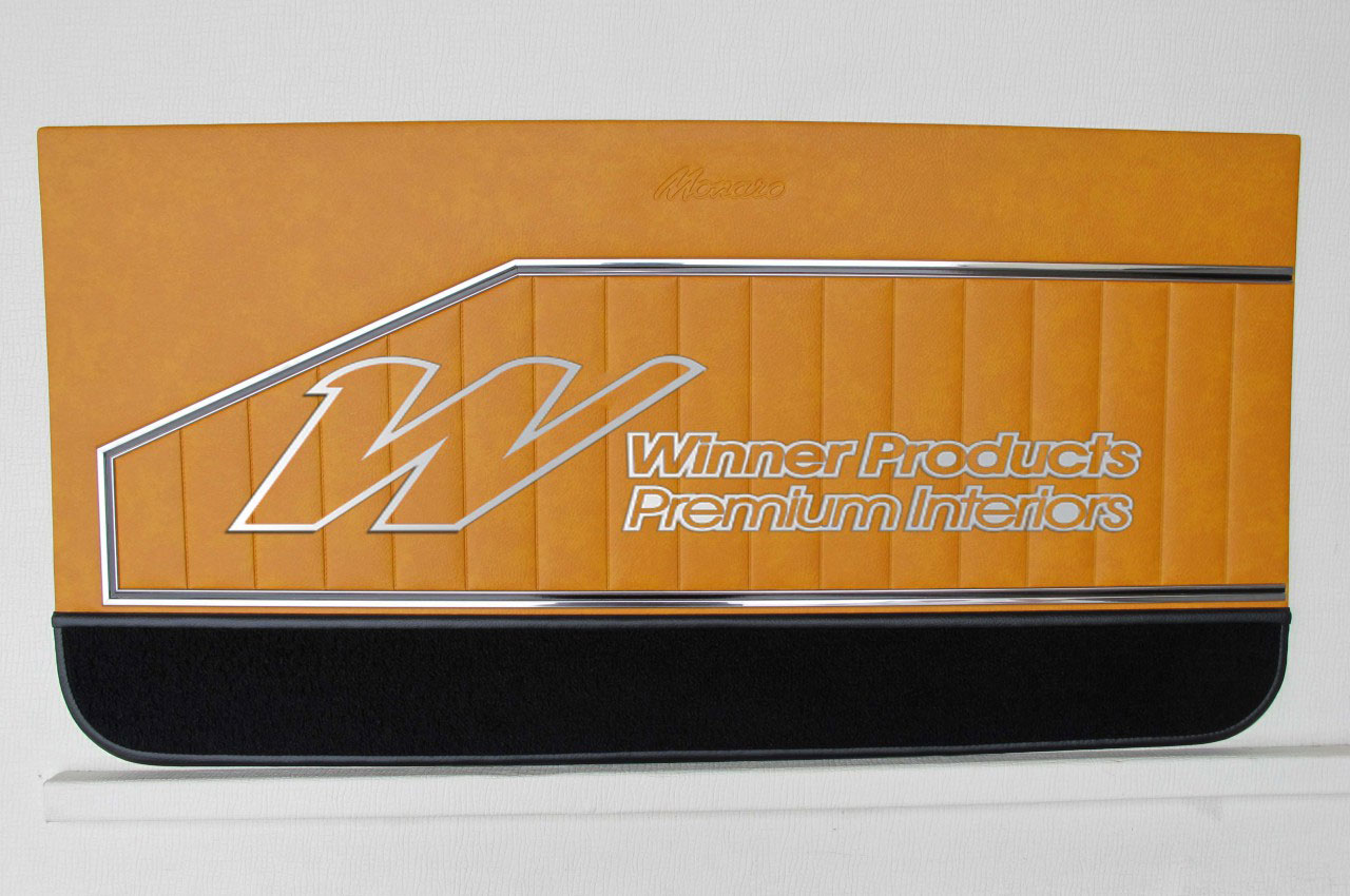 Holden Monaro HG Monaro GTS Coupe 15Z Indy Orange & Houndstooth Door Trims (Image 2 of 4)