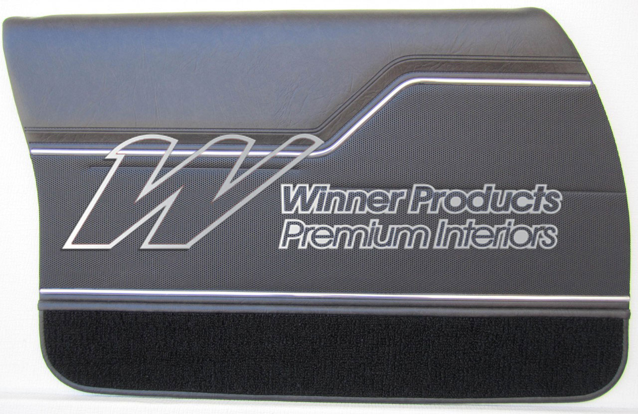 Holden Monaro HJ Monaro GTS Sedan 18Y Slate Black & Stripe Door Trims (Image 2 of 5)