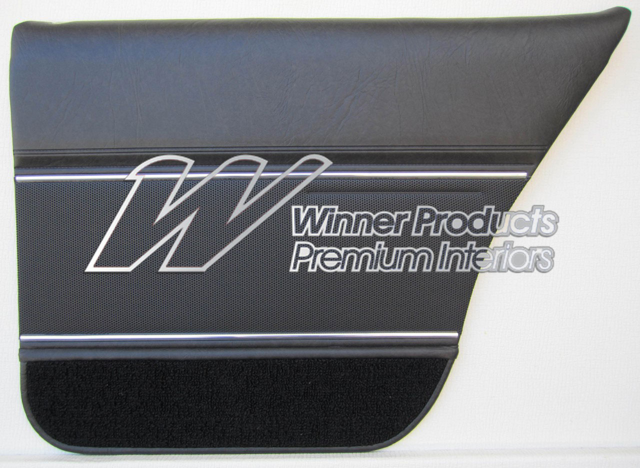 Holden Monaro HJ Monaro GTS Sedan 18Y Slate Black & Stripe Door Trims (Image 4 of 5)