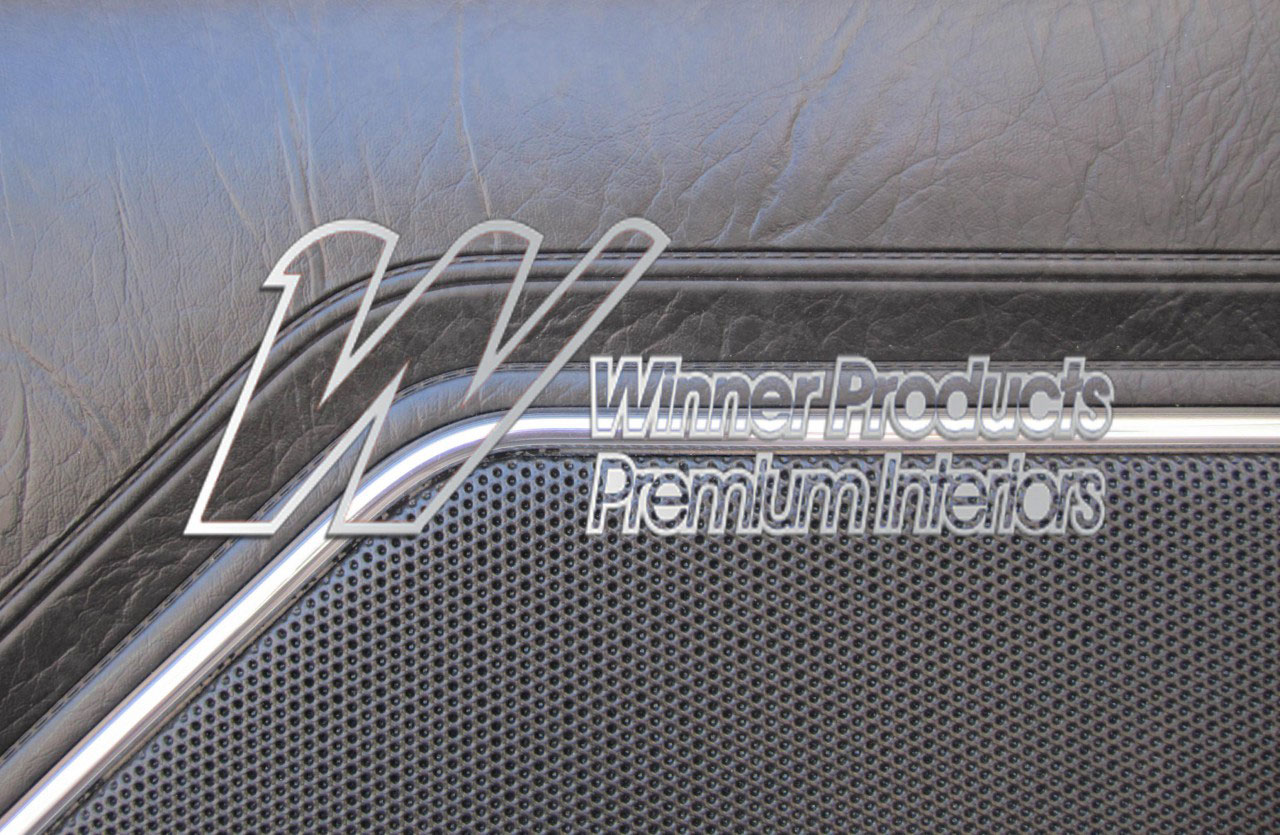 Holden Monaro HJ Monaro GTS Sedan 18Y Slate Black & Stripe Door Trims (Image 5 of 5)