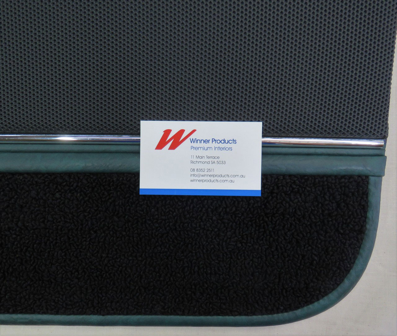 Holden Monaro HJ Monaro GTS Sedan 45X Jade Green & Herringbone Door Trims (Image 2 of 6)