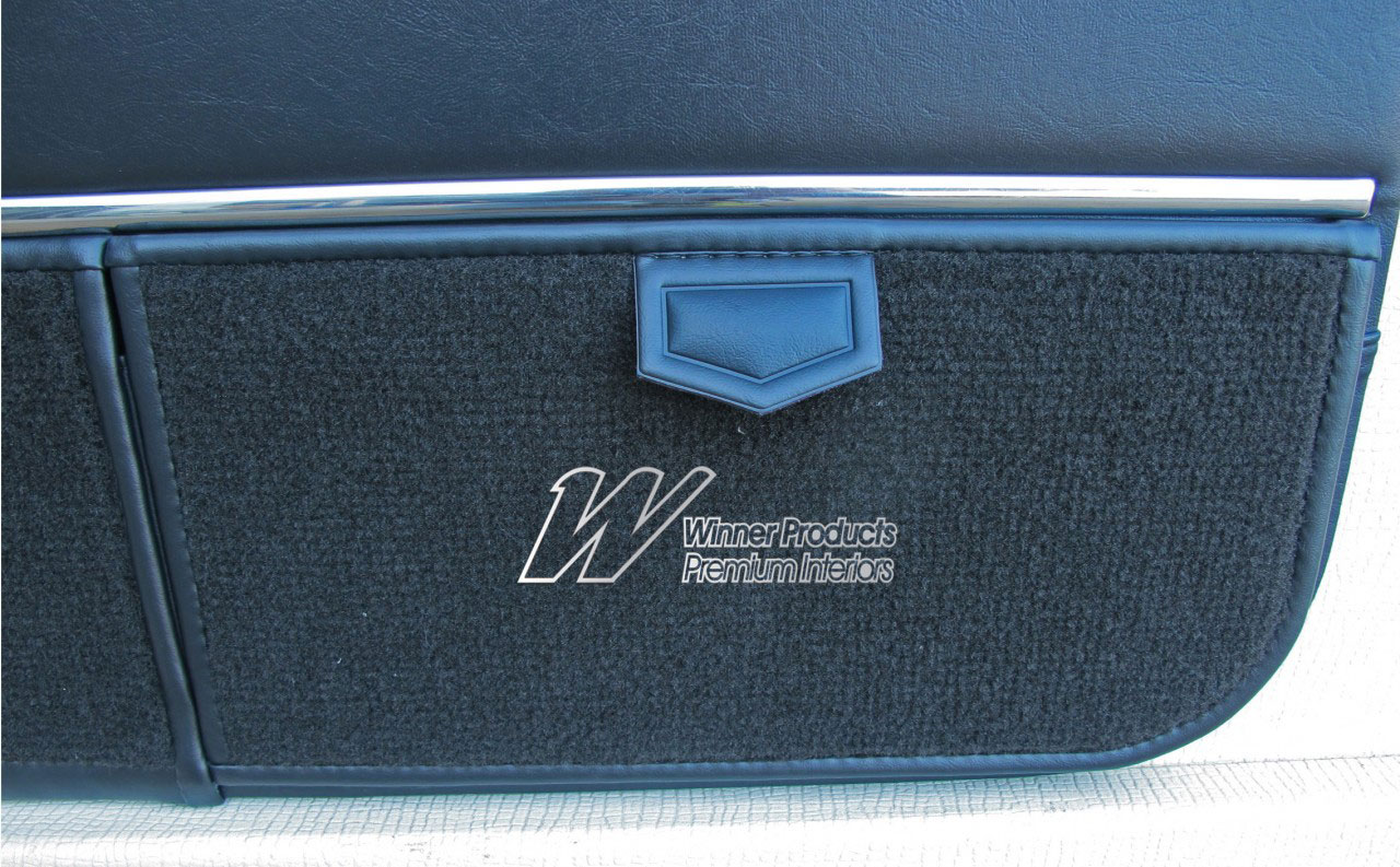 Holden Brougham HK Brougham Sedan 10M Black & Brocade Door Trims (Image 5 of 15)