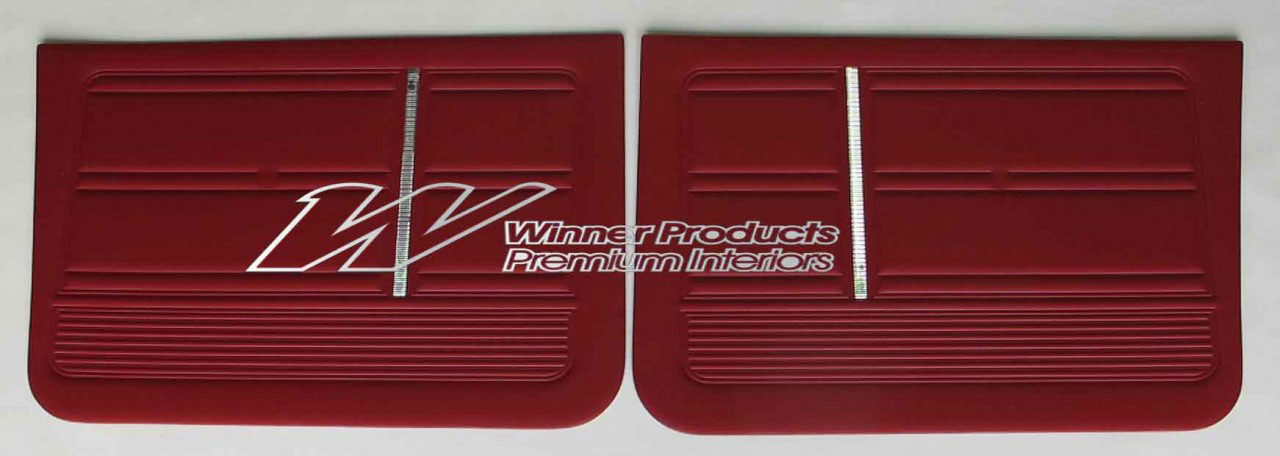 Holden Kingswood HK Kingswood Ute 12G Goya Red & Castillion Weave Door Trims (Image 2 of 6)