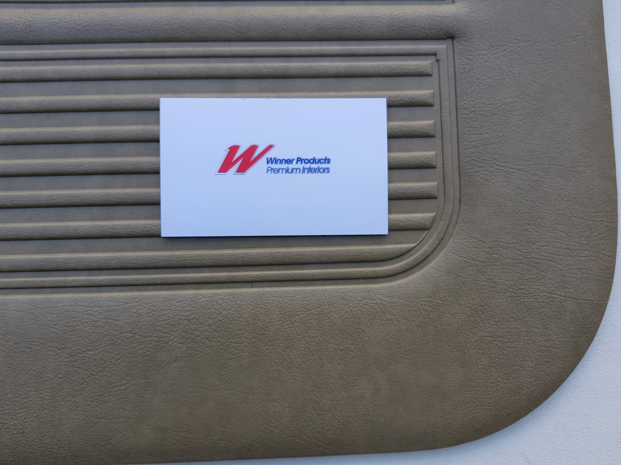 Holden Kingswood HK Kingswood Panel Van 18F Buckskin Beige Door Trims (Image 3 of 4)