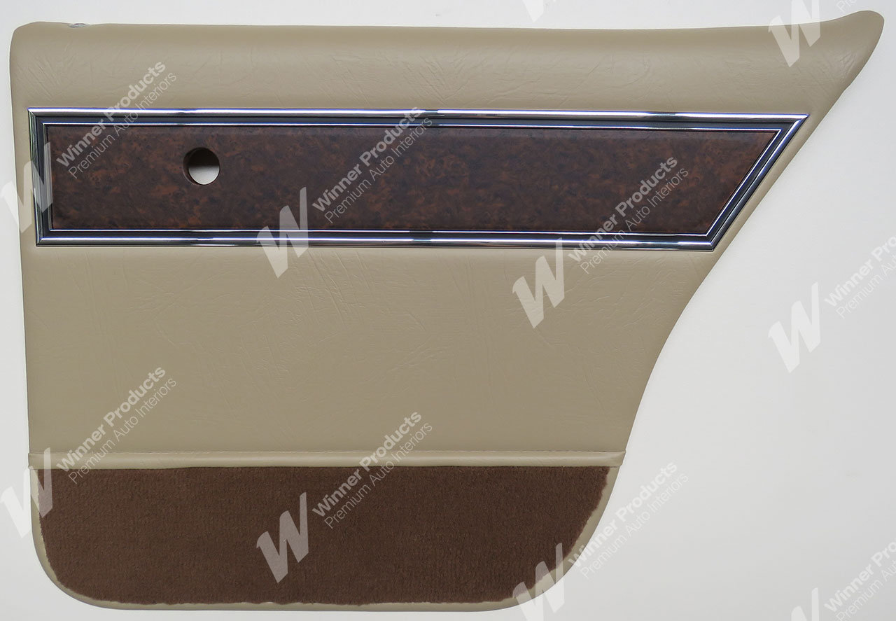 Holden Statesman HQ Statesman Deville 73-74 38M Doeskin & Chestnut Door Trims (Image 3 of 5)
