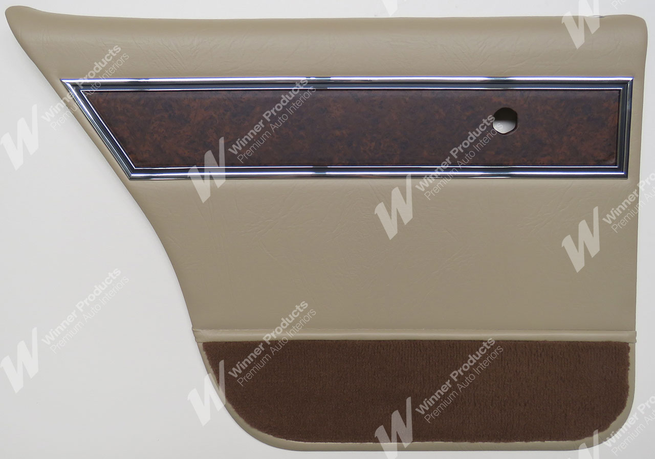 Holden Statesman HQ Statesman Deville 73-74 38M Doeskin & Chestnut Door Trims (Image 4 of 5)
