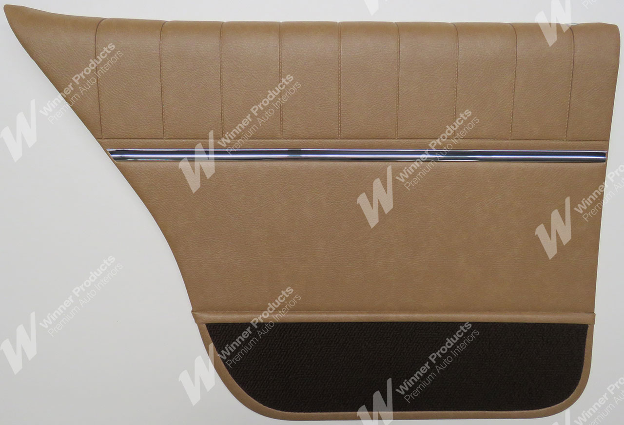 Holden Premier HQ Premier Sedan Jan71-Sept72 21T Antique Saddle & Brown Door Trims (Image 4 of 5)