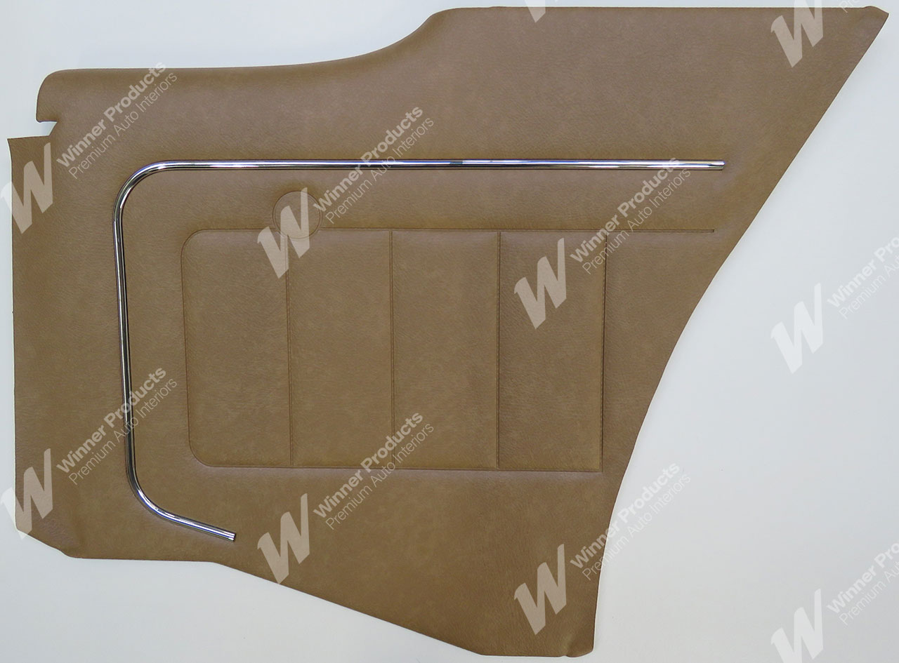 Holden Monaro HQ Monaro GTS Coupe Jan-Aug 72 21Y Antique Saddle & Brown & Houndstooth Door Trims (Image 3 of 5)