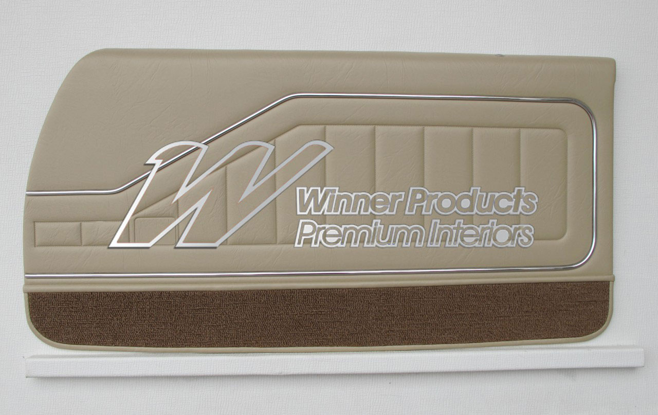 Holden Monaro HQ Monaro GTS Coupe Mar-Sep 74 38X Doeskin & Chestnut Door Trims (Image 10 of 13)