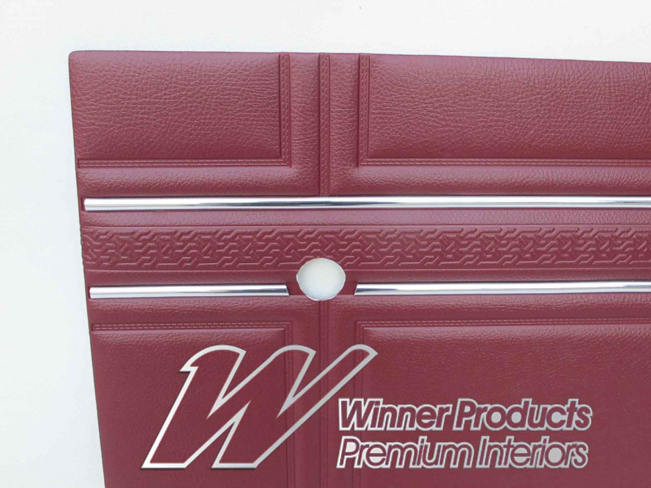 Holden Kingswood HT Kingswood Sedan 12G Morocco Red & Castillion Weave Door Trims (Image 4 of 8)